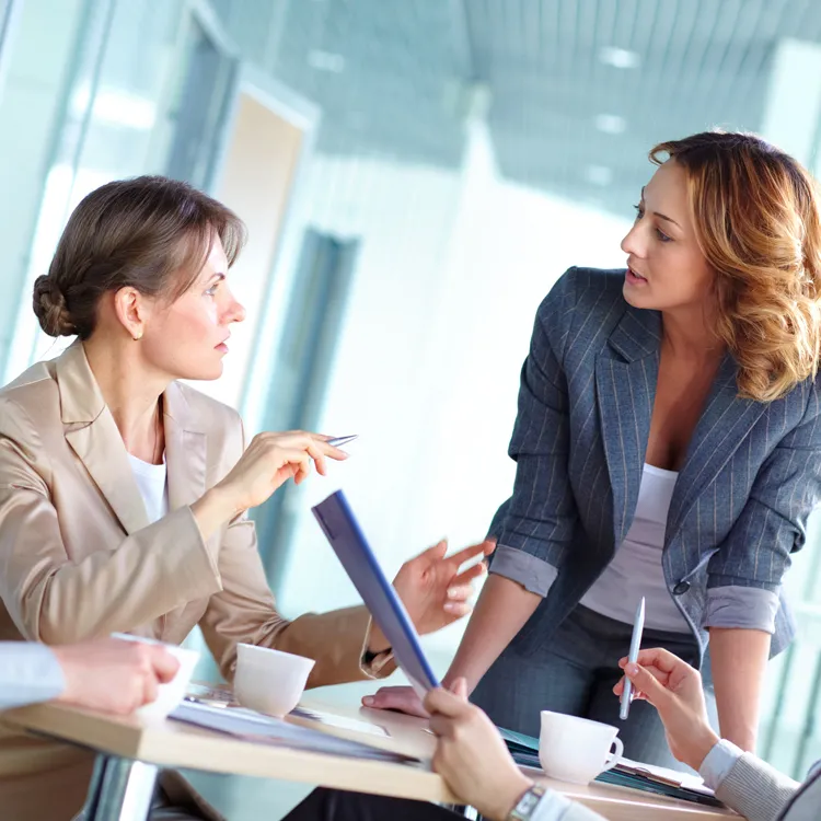 Professionals exploring workplace personality and development