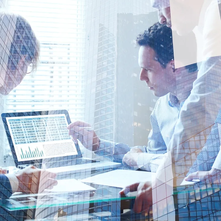 Consultative sales discussion with a customer